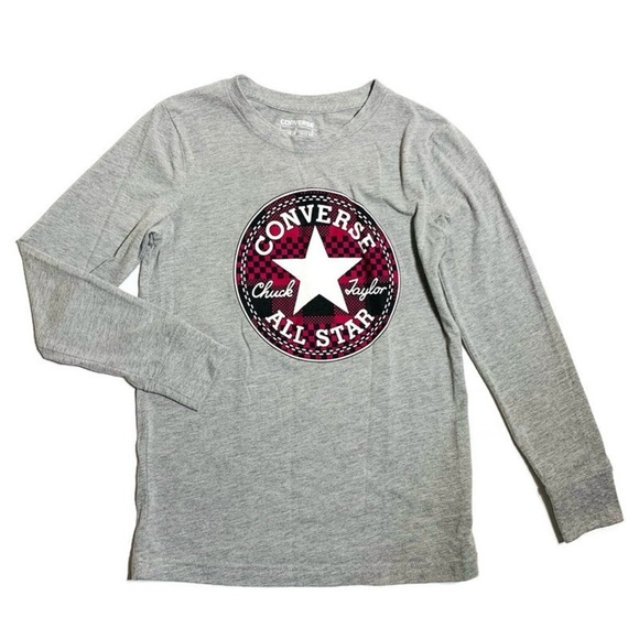 Converse girls 12-13Y long sleeve tee shirt - Picture 1 of 2
